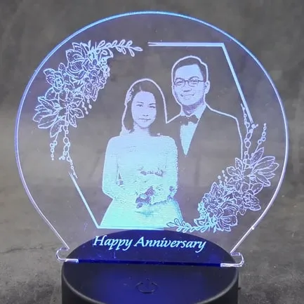 đèn led khắc hình