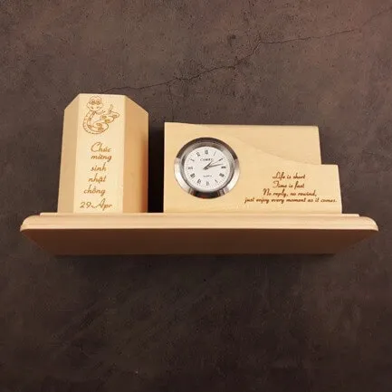 bút gỗ khắc tên