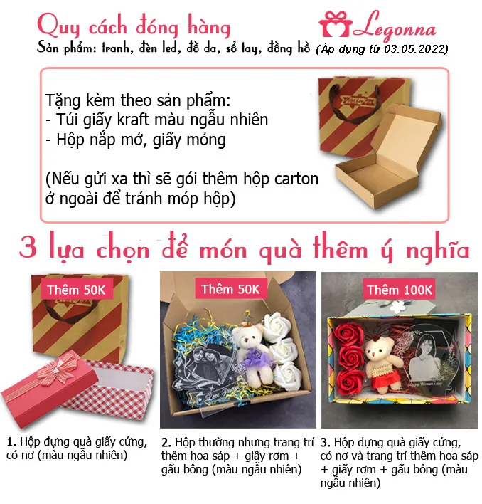 đèn led khắc hình