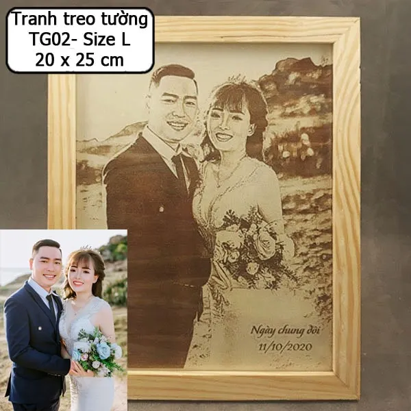 tranh gỗ khắc hình