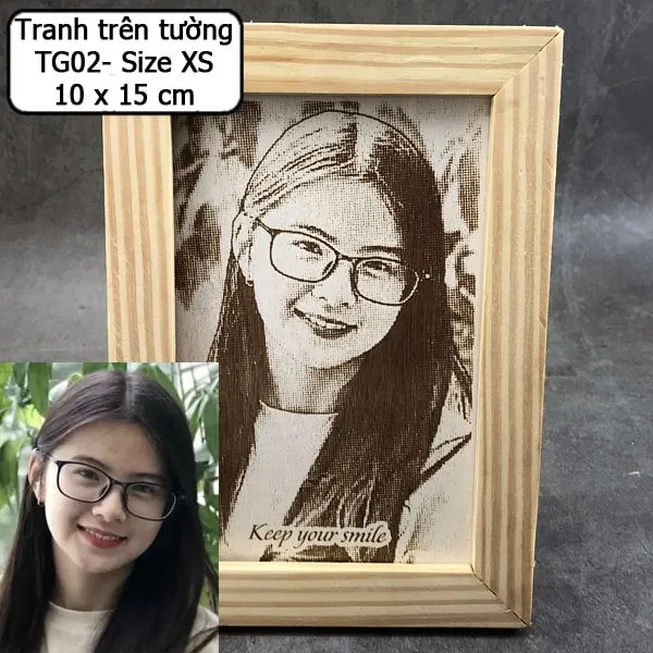 tranh gỗ khắc hình