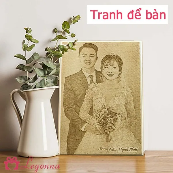 tranh gỗ khắc hình