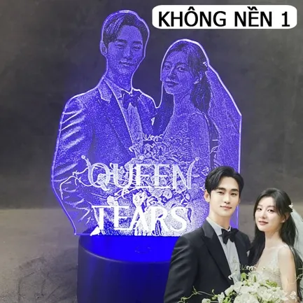 đèn led khắc hình