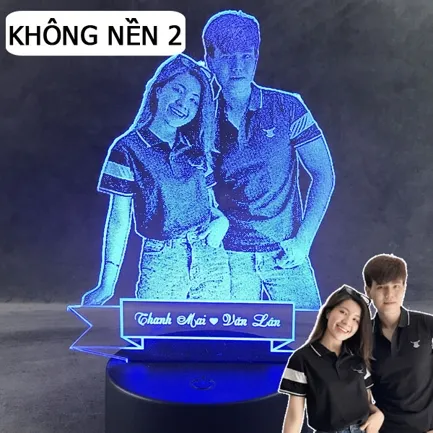 đèn led khắc hình